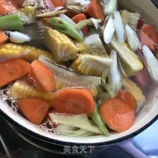 Make ♪ Mountain medicine corn chop soup ♪ step 5