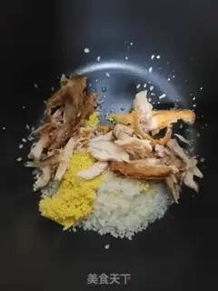 Make Roast chicken congee step 1