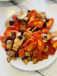 Make Carrot makes five flowers step 4