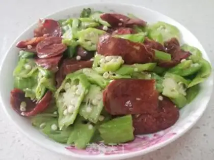 Make Autumn fried sausage step 3