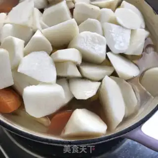 Make ♪ Mountain medicine corn chop soup ♪ step 7