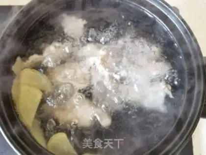 Make ♪ Mountain medicine corn chop soup ♪ step 6
