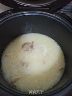 Make Roast chicken congee step 4
