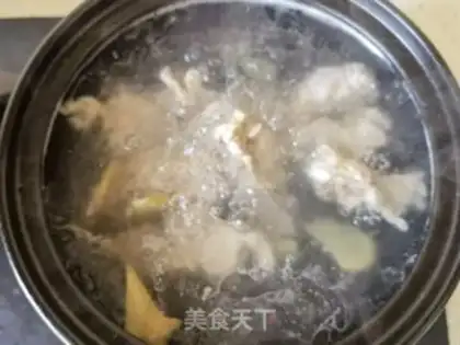 Make ♪ Mountain medicine corn chop soup ♪ step 7