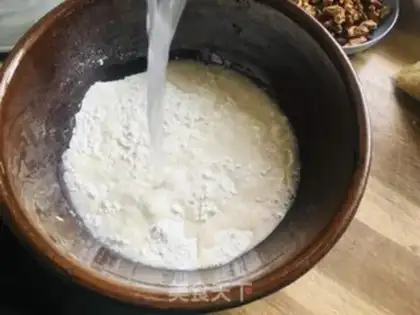 Make A sesame souffle step 2