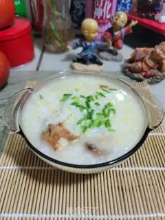 Make Roast chicken congee step 6