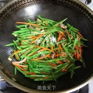 Make ♪ Meat-cracked carrot beans ♪ step 5