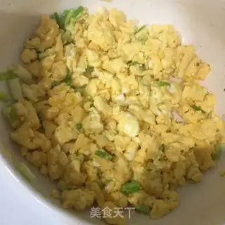 Make Egg fried crab mushrooms step 5