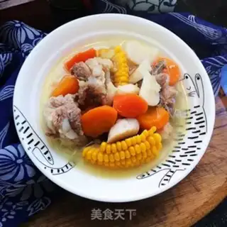 Make ♪ Mountain medicine corn chop soup ♪ step 11