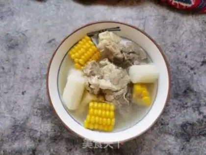 Make ♪ Mountain medicine corn chop soup ♪ step 14