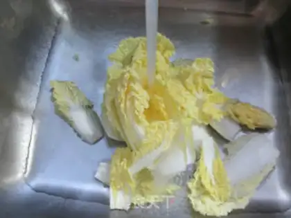 Make Tofu doll soup step 1