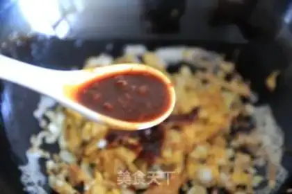 Make Egg sauce noodles step 9