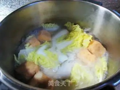 Make Tofu doll soup step 8