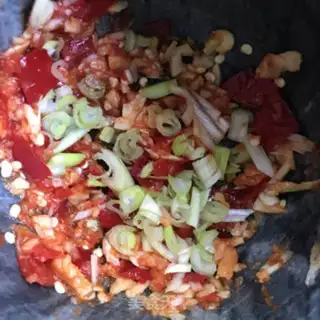 Make Juicy three colored vegetables step 3
