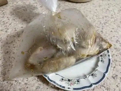 Make Garlic chicken wings step 1
