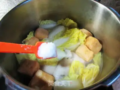 Make Tofu doll soup step 9