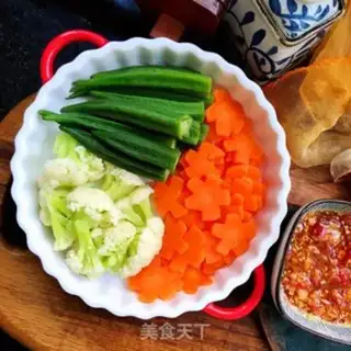 Make Juicy three colored vegetables step 10
