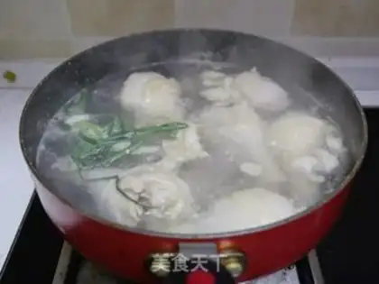 Make Soy sauce, chicken legs step 2