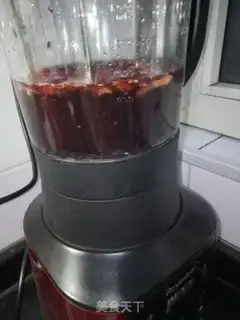 Make Red-tree black rice paste step 1