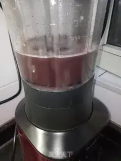 Make Red-tree black rice paste step 2