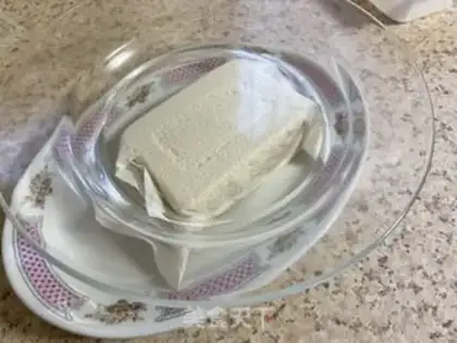 Make Garlic tofu step 0