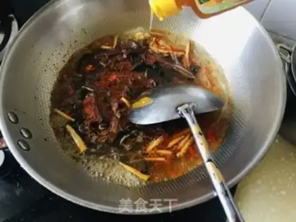 Make Powder and goat blood step 7