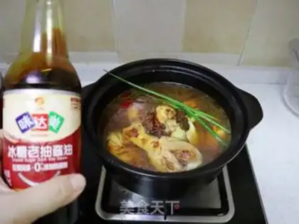 Make Soy sauce, chicken legs step 7