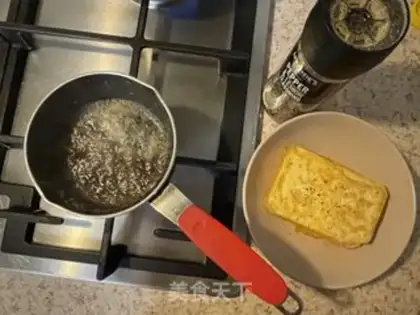 Make Garlic tofu step 4