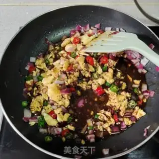 Make Egg sauce noodles step 8