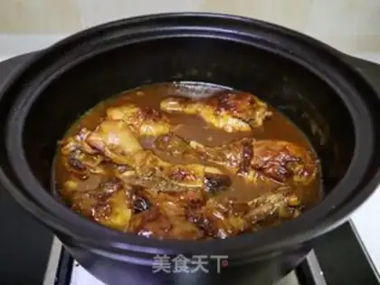 Make Soy sauce, chicken legs step 9