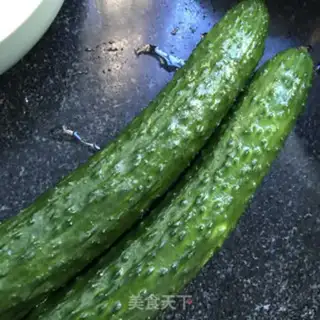 Make Fry peanut cucumber step 2