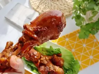 Make Soy sauce, chicken legs step 11