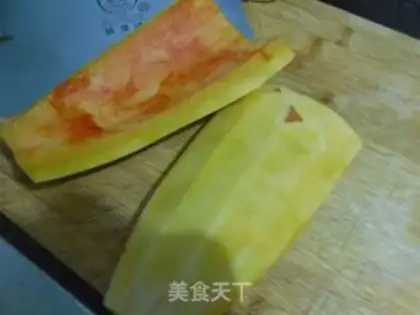 Make Cheese juice melon step 1