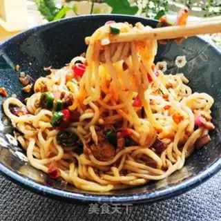 Make Egg sauce noodles step 13