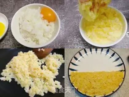 Make Tomato egg fried rice step 4