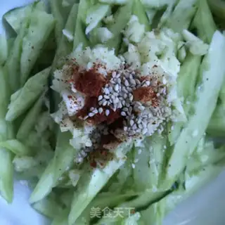 Make Fry peanut cucumber step 5