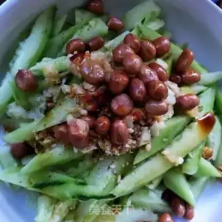 Make Fry peanut cucumber step 6