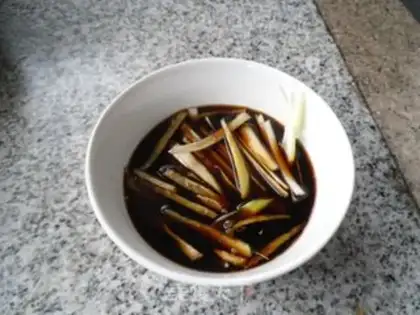 Make Fried salted fish head step 8