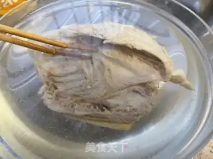 Make White pheasant step 3