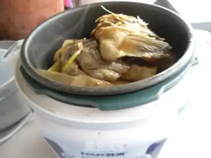 Make Fried salted fish head step 10