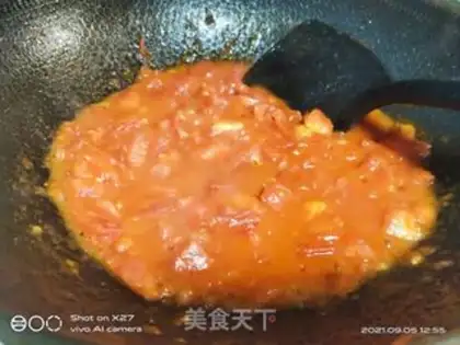 Make Chicken cabbage tomato noodles step 1