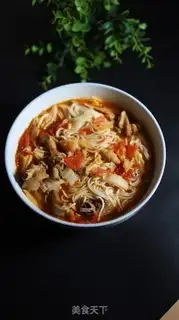 Make Chicken cabbage tomato noodles step 6