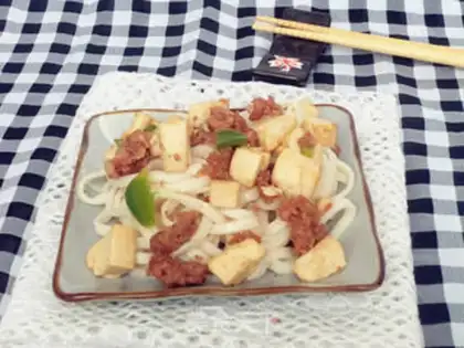 Make Tofu roasted meat noodles step 9