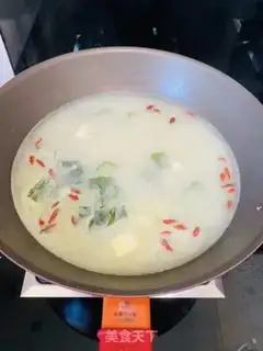 Make Tofu skirts with greasy fish soup step 5