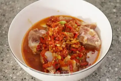 Make Pepper chopping, tarp chops step 10