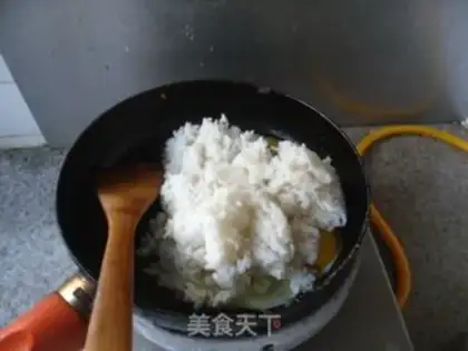 Make Ham and egg fried rice step 7
