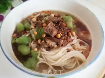 Make Smelt beef noodles step 10