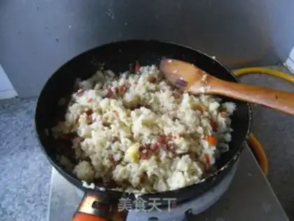 Make Ham and egg fried rice step 11
