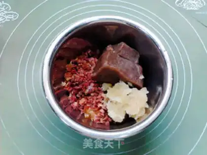 Make Bean-saloon mooncake step 2