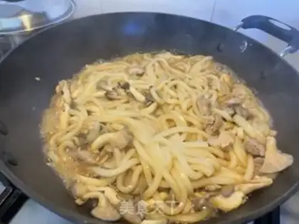 Make Frozen chicken noodles step 6